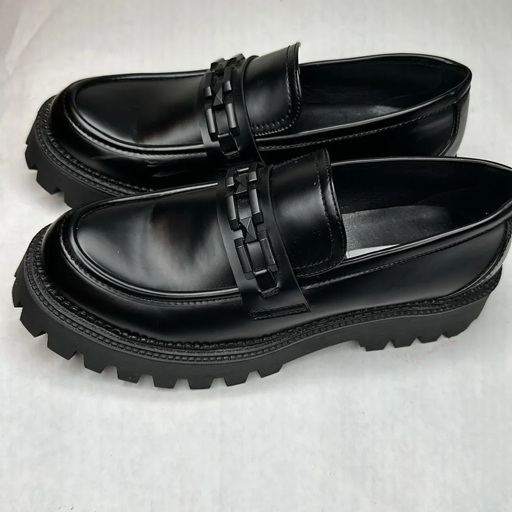 Steve Madden Black Loafers - Picture 2 of 6